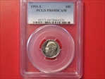 1991-S 10C PR69DCAM