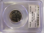 2001-P 25C Vermont MS68