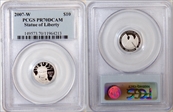 2007-W $10 Statue of Liberty PR70DCAM