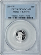 2004-W $10 Statue of Liberty PR70DCAM