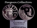 1998-W $100 Statue of Liberty PR70DCAM