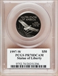 1997-W $50 Statue of Liberty PR70DCAM