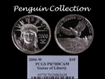 2000-W $10 Statue of Liberty PR70DCAM