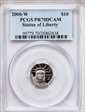 2000-W $10 Statue of Liberty PR70DCAM