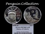 1998-W $25 Statue of Liberty PR70DCAM