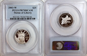2003-W $25 Statue of Liberty PR70DCAM