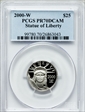 2000-W $25 Statue of Liberty PR70DCAM