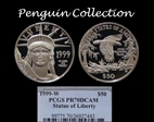 1999-W $50 Statue of Liberty PR70DCAM
