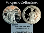 2012-W $100 Statue of Liberty PR70DCAM