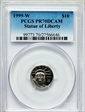 1999-W $10 Statue of Liberty PR70DCAM