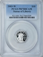 2003-W $10 Statue of Liberty PR70DCAM