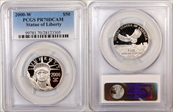 2000-W $50 Statue of Liberty PR70DCAM