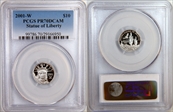 2001-W $10 Statue of Liberty PR70DCAM