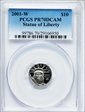 2001-W $10 Statue of Liberty PR70DCAM