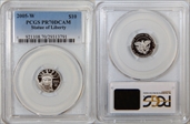 2005-W $10 Statue of Liberty PR70DCAM