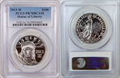 2013-W $100 Statue of Liberty PR70DCAM