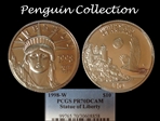 1998-W $10 Statue of Liberty PR70DCAM