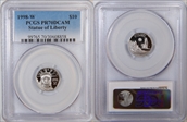 1998-W $10 Statue of Liberty PR70DCAM