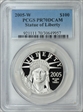 2005-W $100 Statue of Liberty PR70DCAM