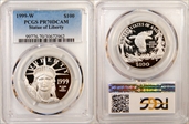 1999-W $100 Statue of Liberty PR70DCAM