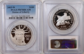 2003-W $100 Statue of Liberty PR70DCAM