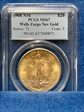 1908 $20 No Motto - Wells Fargo MS67