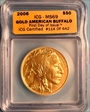 2006 $50 American Buffalo .9999 Fine Gold MS69