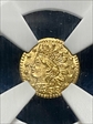 1853 California Gold Token Indian Wreath #8-Round MS 68