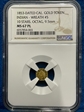 1853 California Gold Token Indian Wreath #5-Octagonal MS67PL