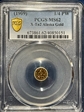 (1909) 1/4 PW X-Tn2 Alaska Gold MS62