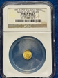 1856 California Gold Token Indian Head - Wreath MS 67