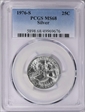 1976-S 25C Silver MS68