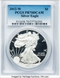 2012-W $1 Silver Eagle PR70DCAM