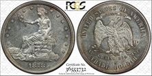 1878-S T$1 Trade AU58