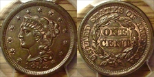 1852 1C MS63BN