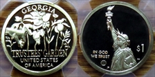 2019-S $1 American Innovation GA Trustees' Garden First Strike PR70DCAM