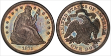 1871 $1 AU58