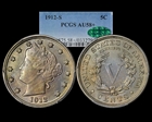 1912-S 5C AU58+