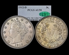 1912-D 5C AU58