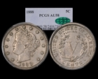 1888 5C AU58