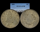 1891 5C AU58