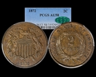 1872 2C AU58BN