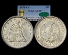 1875-CC 20C AU58+