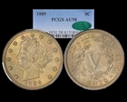 1889 5C AU58