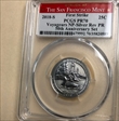 2018-S 25C Voyageurs NP-Silver Rev PR 50th Anniversary Set First Strike PR70