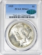 1925 $1 MS66+