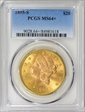 1895-S $20 MS64+