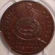 "1787" Fugio 1C New Haven Restrike, Copper AU50BN