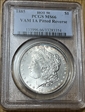 1885 $1 VAM 1A Pitted Reverse MS66