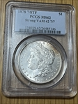 1878 7/8TF $1 Strong VAM 42 7/7 MS62